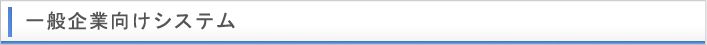 一般企業向けシステム